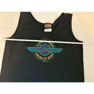 Vintage Harley Davidson Tank Top USA Made Charlotte NC Small 90s thumbnail 7