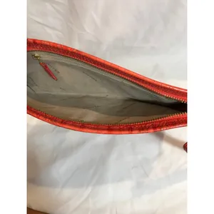 Brahmin Red/Orange Large Clutch/Wristlet with Detachable Strap Wristlet thumbnail 3