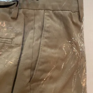 Khaki men’s pants size 31W 29L new in package, flat front thumbnail 3