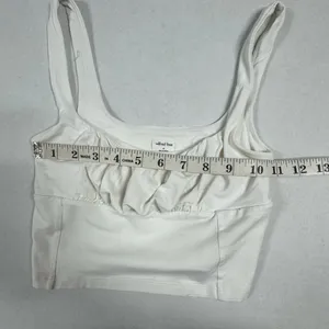Aritzia Wilfred Free - Orbit Tank - White Crop Top -‎ Size XS. thumbnail 8