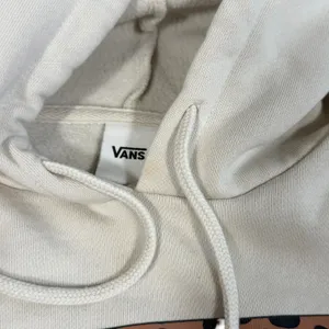 Vans Hoodie Womens Medium Cream Animal Print Checkerboard Fleece Pullover Casual thumbnail 5