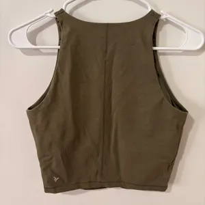 Old Navy Olive Green Crop Tank thumbnail 3