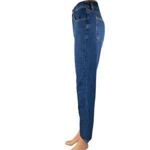 NEW Abercrombie & Fitch The Ankle Straight Women's Blue High Rise Denim Jeans 26 thumbnail 2