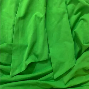 SHEIN Green Bodycon Dress with Bishop Sleeves and V-Neck thumbnail 3