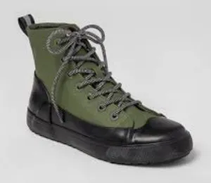 Hunter black dipped lace up boots waterproof rain boots‎ women’s size 8.5 trendy thumbnail 1