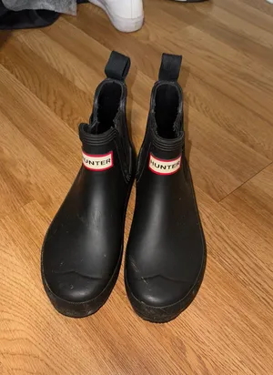 Hunter Rain Boots Short Black thumbnail 1
