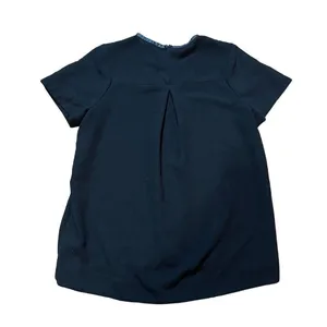 Madewell Black Leather Trim Tailored‎ Top Sz M thumbnail 6