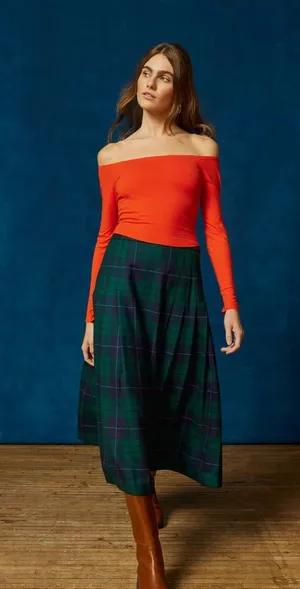 Urban Outfitters BDG Alex Off-The-Shoulder Top thumbnail 1