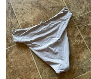 Skims Swim Mid Waist Bottom Chrome Large thumbnail 8