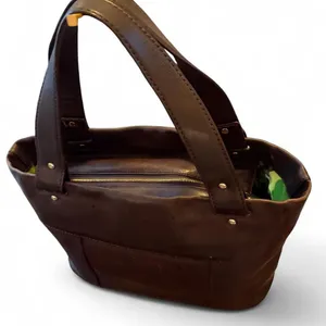 Kate Spade Savona Malea Tote Dark Brown Leather Shoulder Bag Floral Lining thumbnail 8