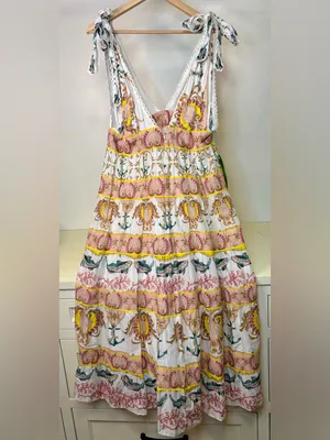 NWT Farm Rio Maritime Magic Dress sz Large thumbnail 7