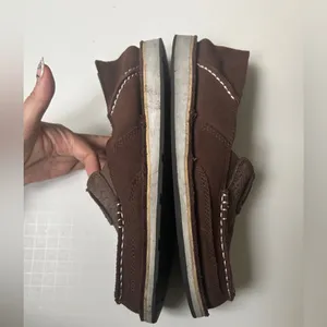 Ariat cruiser slip-on shoes in brown floral embossed thumbnail 3