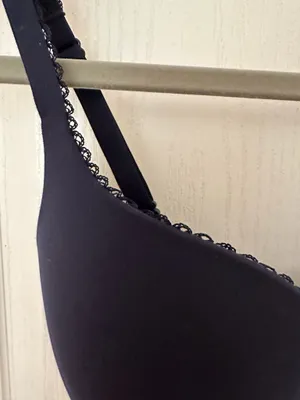 Victoria Sport Victoria's Secret Woman’s Push Up Bra Navy Padded Bra, Sz 32DD thumbnail 3