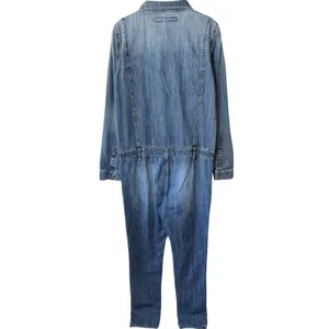 Driftwood‎ Blue Denim Jumpsuit 100% Cotton One-Piece Coveralls Garden Comfort M thumbnail 5