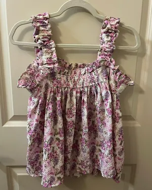 Blu Pepper Floral Blouse thumbnail 2