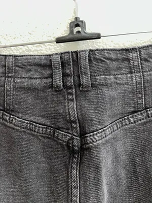 Free People Black Denim Skirt thumbnail 4