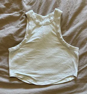 Lululemon hold tight cropped tank top in bone thumbnail 1