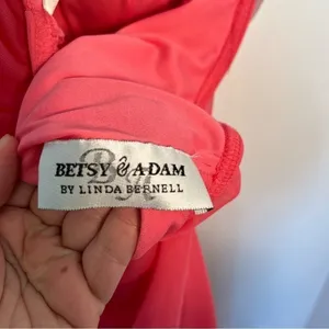 Vintage Betsy & Adam by Linda Bernell Women's Halter Dress Pink Maxi Dress Prom thumbnail 11