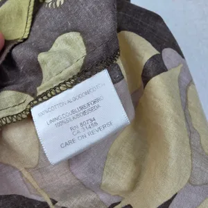 BCBGMAXAZRIA Brown Floral Tiered Maxi Dress Silk Lining Open Back Size Medium thumbnail 6