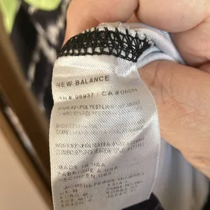 FINAL MARKDOWN New Balance Lime Green and Black Tank Top medium thumbnail 4