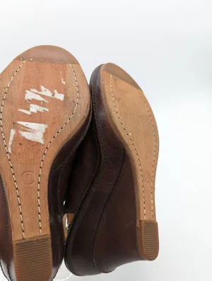 Timberland boot company Marge peep toe slingback wedged sandals size 7 thumbnail 7
