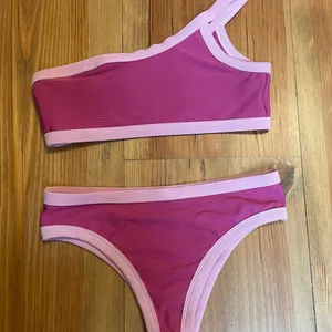 Shein pink bikini set thumbnail 2
