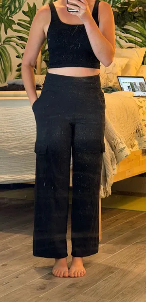 Athleta black cargo pant XXS thumbnail 1
