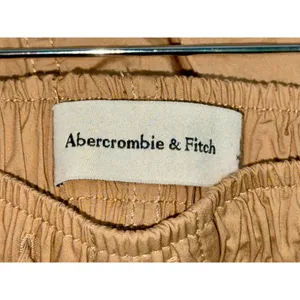 NWT Abercrombie & Fitch Tan Brown Parachute Cargo Pants Utility Pants Size M R thumbnail 3