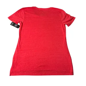 Fanatics Chicago Blackhawks Womens Small Red Heather NHL Graphic‎ T-Shirt NWT thumbnail 2
