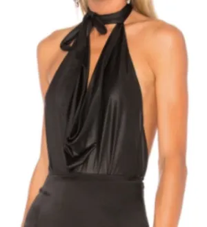 NBD x REVOLVE Wyatt Cowl Neck Open Back Bodysuit thumbnail 1