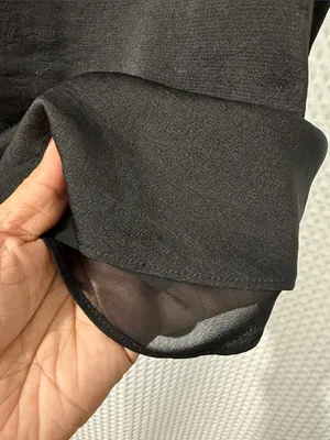 Express Black Women's Satin Camisole Top Women’s Lightweight Layering Size Small thumbnail 4