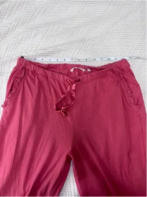 Women's Soft Surroundings Mauve Pajama Pants M Cotton Modal thumbnail 5
