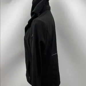 Free Country Women's Black Utility Hooded Thumbhole Jacket thumbnail 9