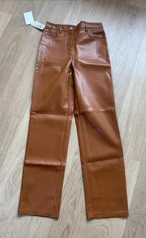 Aritzia leather faux pants thumbnail 1