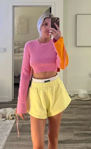 Boutique Crop Top Orange thumbnail 1