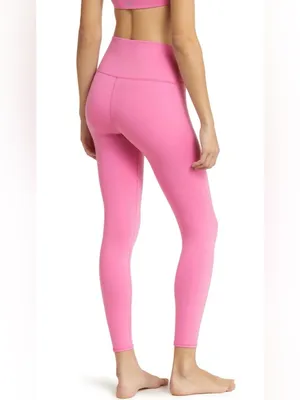 ALO Yoga NWT Airbrush Paradise Pink 7/8 High-Rise Leggings Size L thumbnail 2