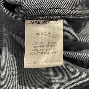 Little White Lies Womens Dress Denim Shift Pockets‎ Short Sleeve Blue Size XS thumbnail 4