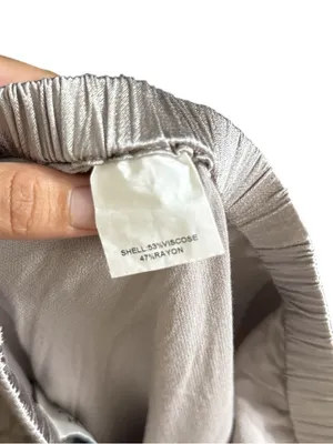DISSH Simone Satin Silver Straight Pull On Pants Trousers thumbnail 7