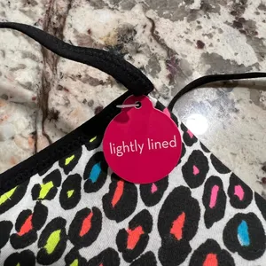 NWT Women’s Xhilaration Lightly Lined 34C Cheetah Leopard Colorful Bra thumbnail 3