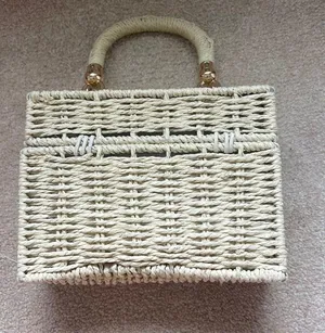 ZARA Woven Hand Bag thumbnail 2
