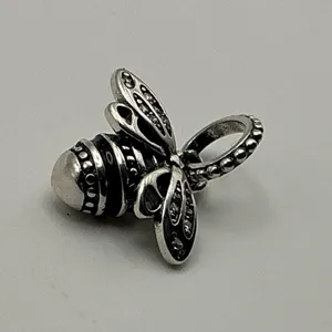 Pandora 398840C01 Sparkling Queen Bee Pendant Sterling Silver CZ Retired thumbnail 6