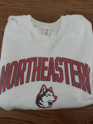 Northeastern college crewneck sweatshirt White Size M thumbnail 1