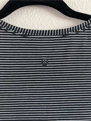Lululemon Love Crew Short Sleeve T-Shirt Black White Small thumbnail 5