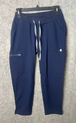 FIGS Woman Size‎ XXS Navy Blue Medical Pregnancy Srub Pants P0 3699 thumbnail 1