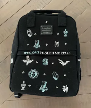 NWOT Disney Parks Exclusive Loungefly Haunted Mansion backpack thumbnail 1