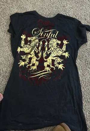 Sinful Affliction Shirt Short Sleeve L thumbnail 1