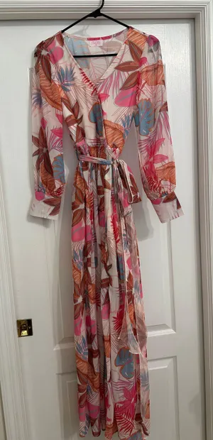 Pink Lily My Dearest Darling Maxi Dress thumbnail 1