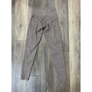 Aerie Womens High Waisted Leggings XS Taupe Heather Yoga Activewear Athletic thumbnail 6