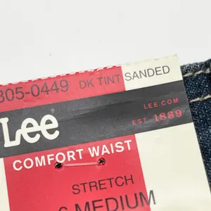 Lee Womens Jeans Size 6 Medium Straight Leg Y2K Preppy Minimalist Dark Academia thumbnail 9