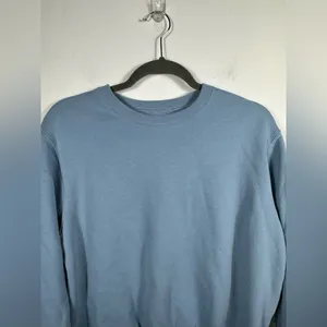 Abercrombie &‎ Fitch Soft A&F Cropped Sweatshirt Blue Crewneck Pullover Size XS thumbnail 4